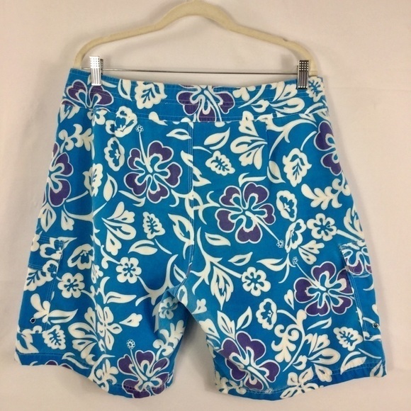 Vintage 90’s Island X Hawaii Tropical Board Shorts Size 36 - Picture 2 of 6